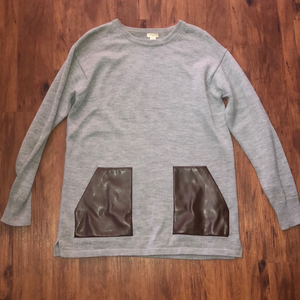 J crew tunic sweater